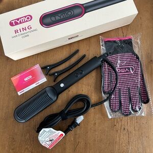 TYMO Ring Hair Straightening Comb, New in Box  **Price is Firm**